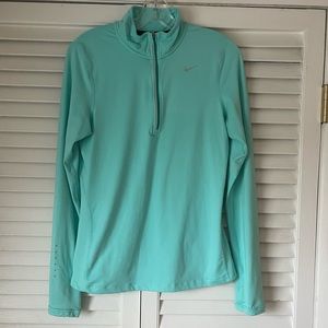 Nike Dri Fit Quarter Zip Workout Top